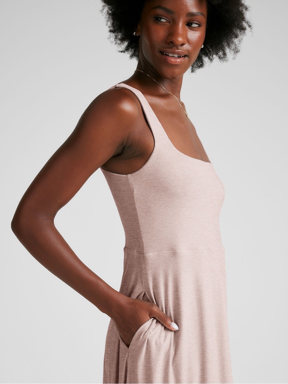 Beyond Yoga | Spacedye Tank A line midi dress